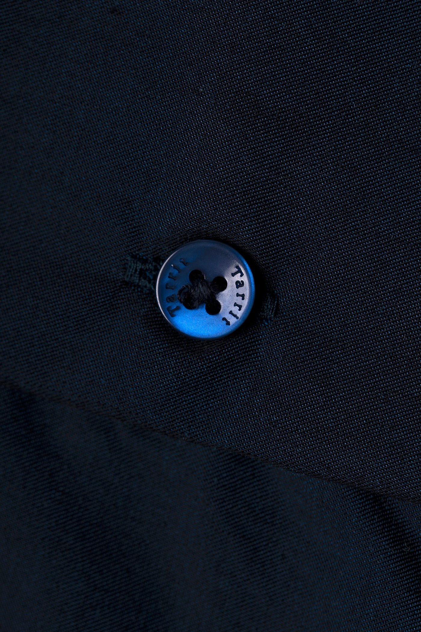 Deep Navy Tencel Shirt, button