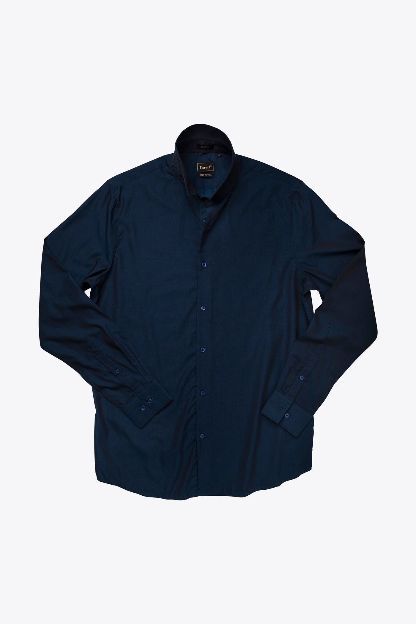 Deep Navy Tencel Shirt, front