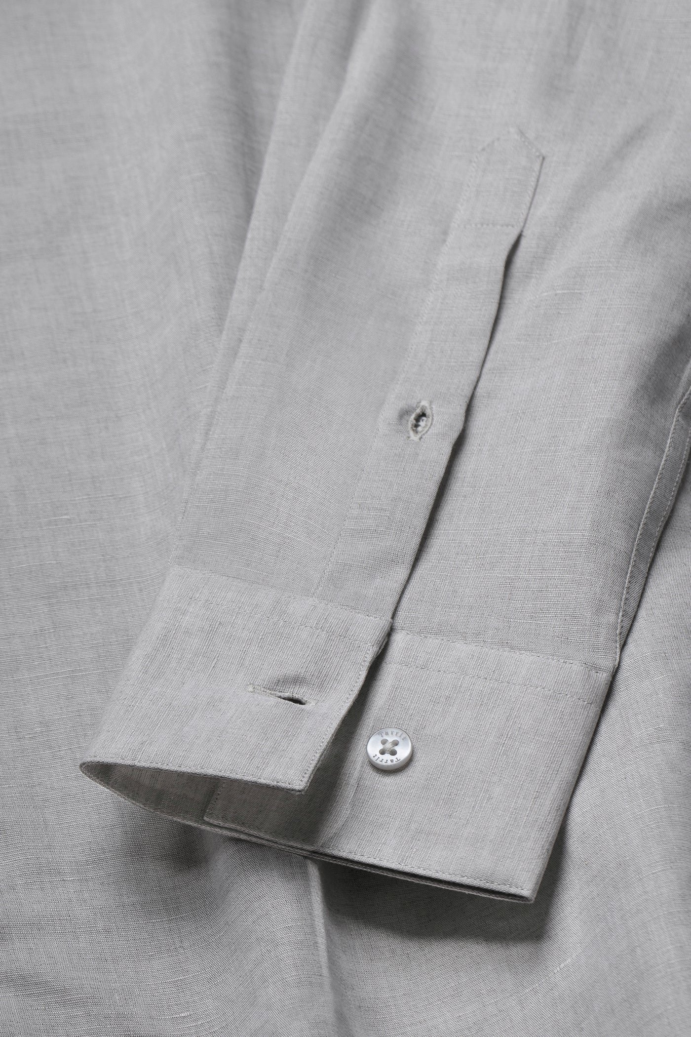Dove Grey Giza Shirt, cuff