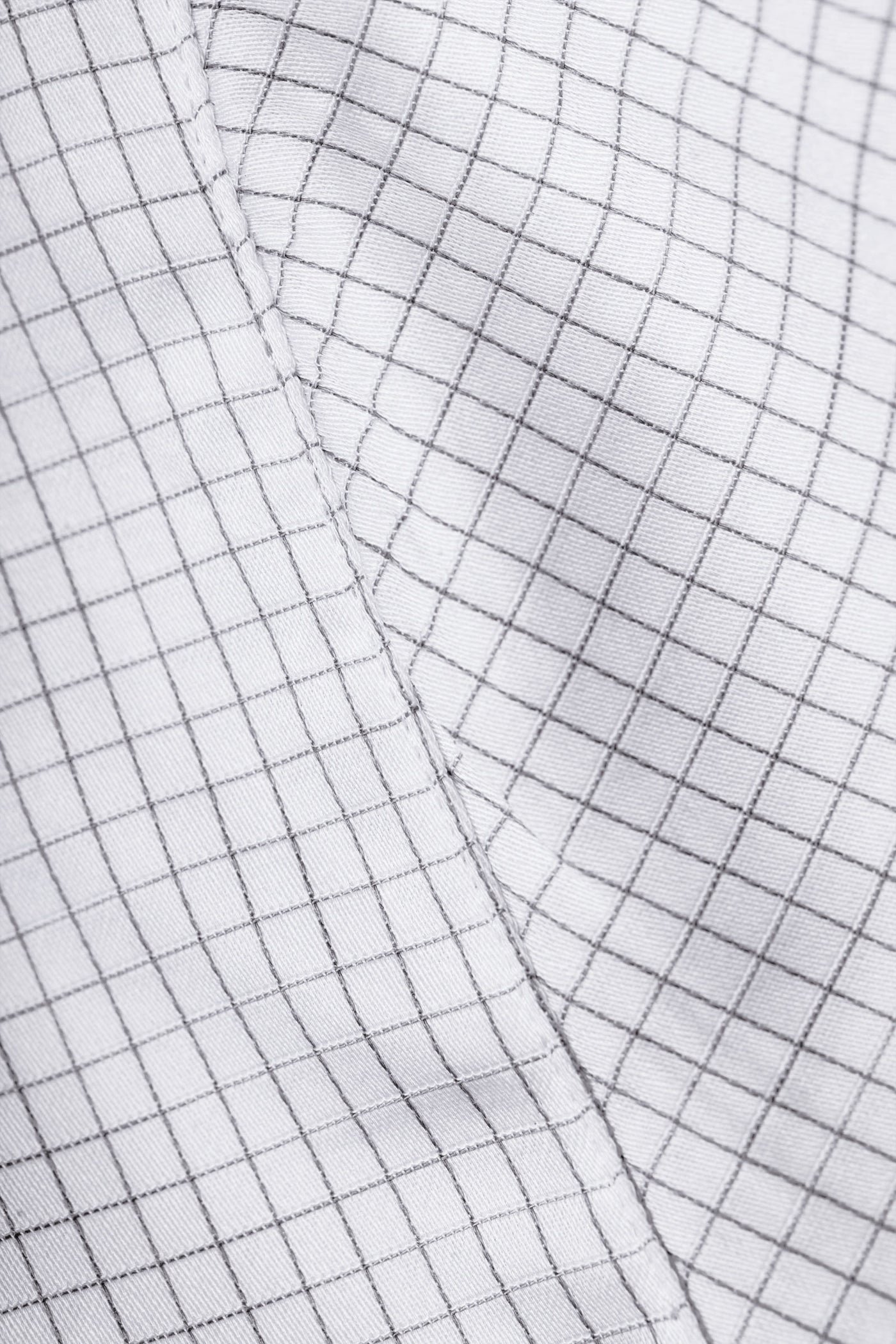 Grey Micro-Check Shirt, cloth