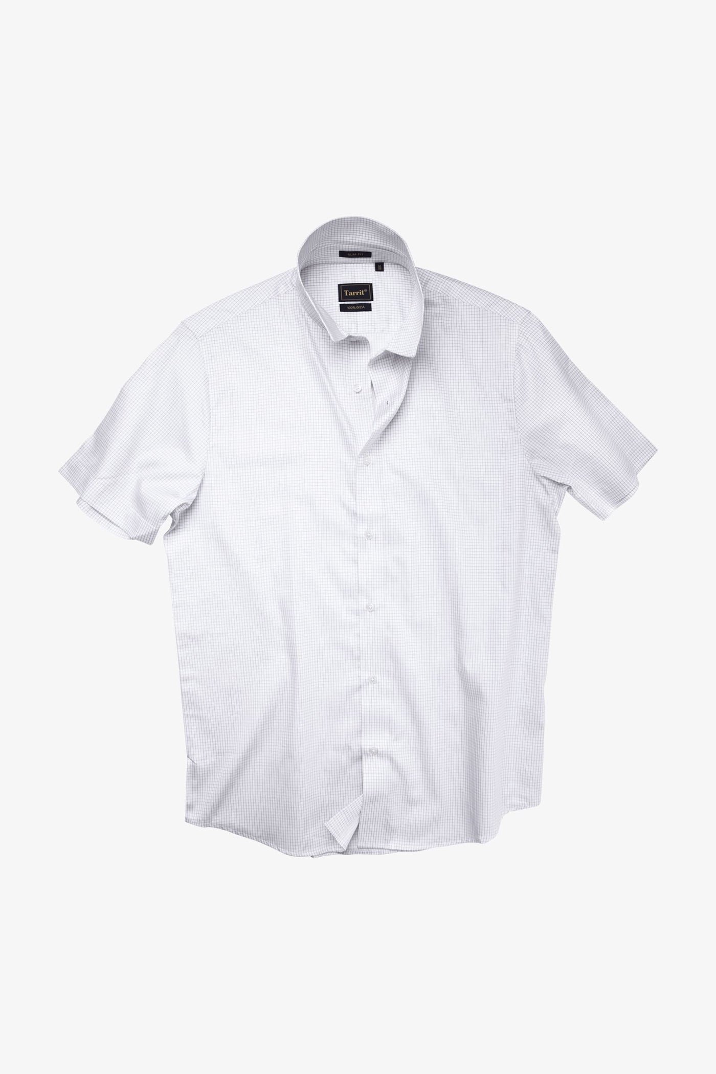 Grey Micro-Check Shirt, front