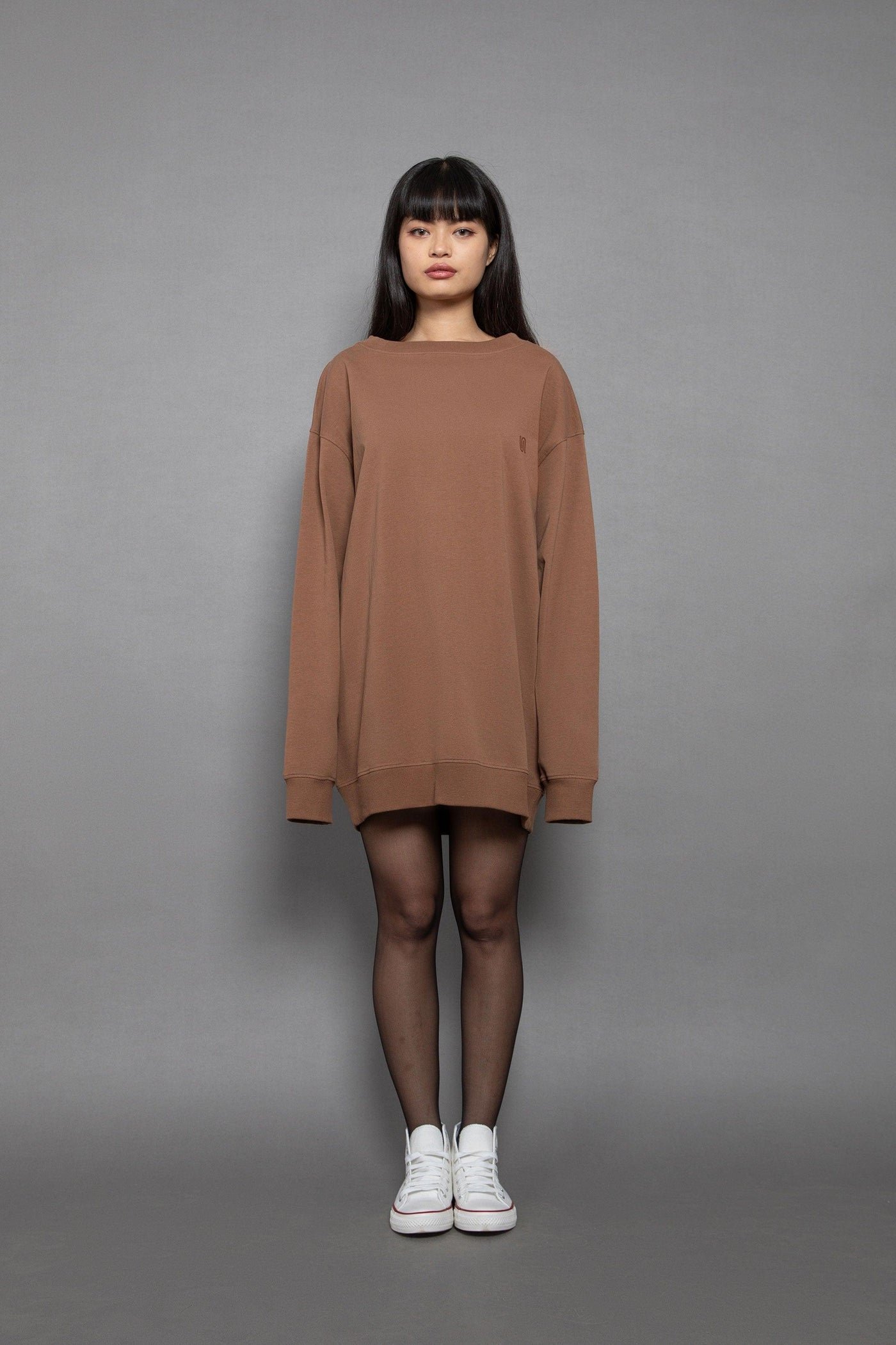 Oversized French Terry Sweatshirt, view 2