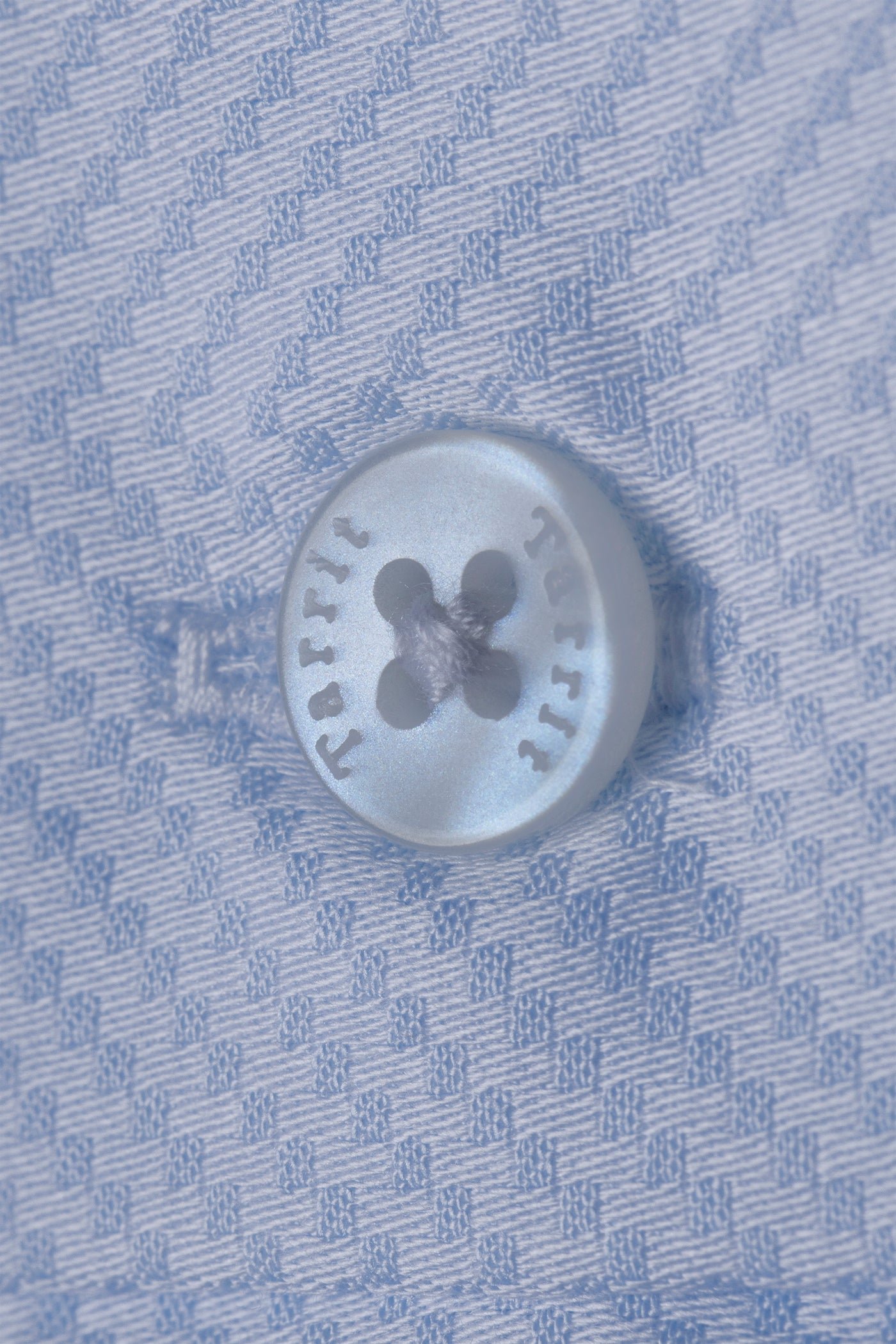 Powder Blue Giza Shirt, button