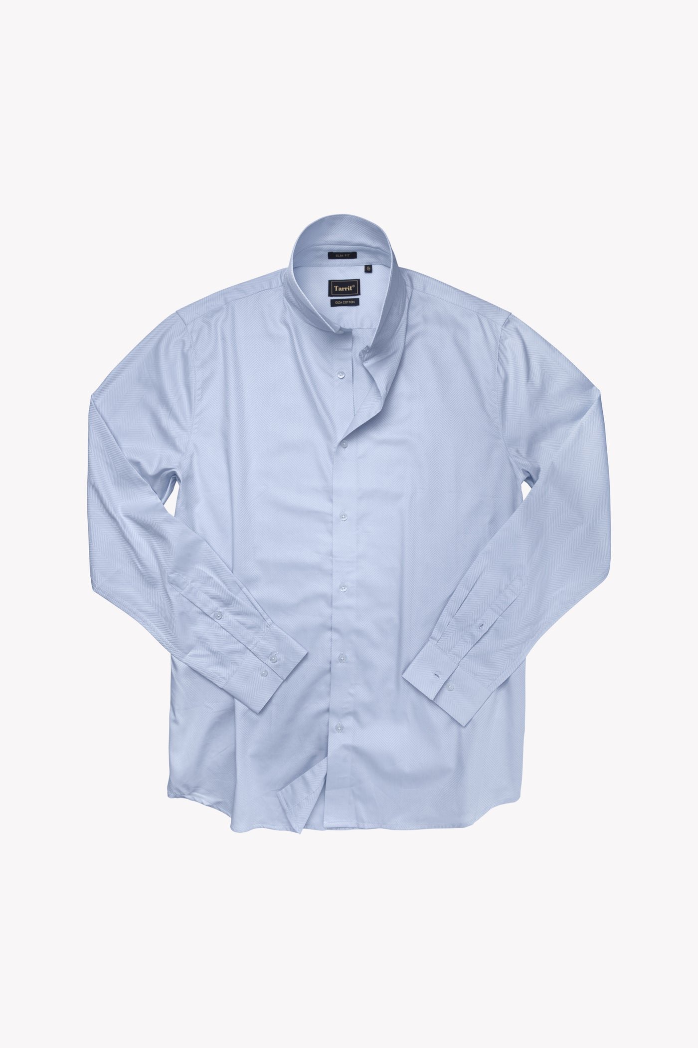 Powder Blue Giza Shirt, front